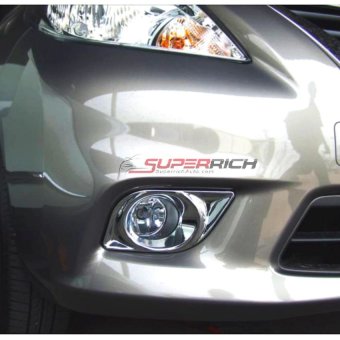 TFP ครอบไฟตัดหมอกโครเมี่ยม (Fog Lamp Cover) / N/S ALMERA 2011 TFP ครอบไฟตัดหมอกโครเมี่ยม (Fog Lamp Cover) / N/S ALMERA 2011