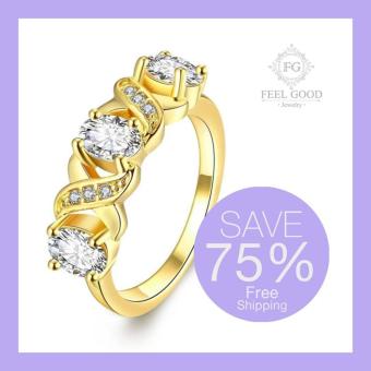 Feel Good Jewelry แหวนทองคำ 24k ประดับเพชร CZ รุ่น FGR0396 Feel Good Jewelry แหวนทองคำ 24k ประดับเพชร CZ รุ่น FGR0396