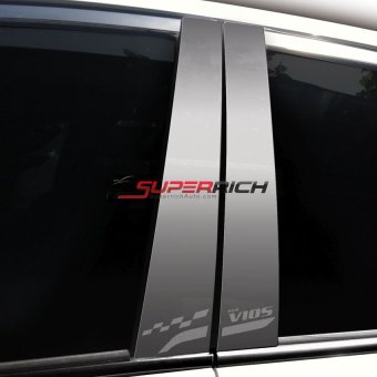 TFP เสาข้างประตู เสาสแตนเลสประตู (Pillar Cover) (สแตนเลส) / Vios 2013 TFP เสาข้างประตู เสาสแตนเลสประตู (Pillar Cover) (สแตนเลส) / Vios 2013