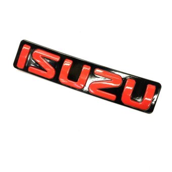 Isuzu Logo ISUZU โลโก้รถยนต์ (สีดำแดง) Isuzu Logo ISUZU โลโก้รถยนต์ (สีดำแดง)