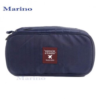 Marino กระเป๋า กระเป๋าเก็บของใช้ส่วนตัวและชุดชั้นใน รุ่น 0190 - D.Blue Marino กระเป๋า กระเป๋าเก็บของใช้ส่วนตัวและชุดชั้นใน รุ่น 0190 - D.Blue