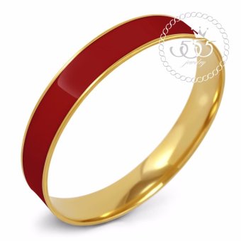 555jewelry กำไลสำหรับสุภาพสตรี รุ่น FSBG128-8(RED/Yellow Gold) 555jewelry กำไลสำหรับสุภาพสตรี รุ่น FSBG128-8(RED/Yellow Gold)