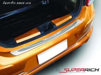 TFP กันรอยประตู กันรอยท้าย ยิงทราย (สแตนเลส) (Rear Bumper) / March 2010 TFP กันรอยประตู กันรอยท้าย ยิงทราย (สแตนเลส) (Rear Bumper) / March 2010