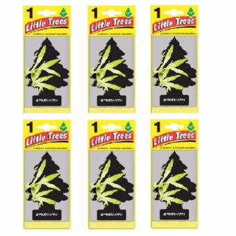 Little Trees® แผ่นน้ำหอมปรับอากาศ รูปต้นไม้ กลิ่น STRENGHT จำนวน 6 ชิ้น Little Trees® แผ่นน้ำหอมปรับอากาศ รูปต้นไม้ กลิ่น STRENGHT จำนวน 6 ชิ้น