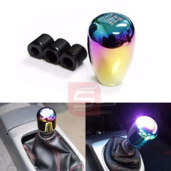 Speed Studio หัวเกียร์ สกังค์ skunk manual อลูมิเนียม ทรงรี รูปไข่ สีรุ้ง neo chrome Speed Studio หัวเกียร์ สกังค์ skunk manual อลูมิเนียม ทรงรี รูปไข่ สีรุ้ง neo chrome