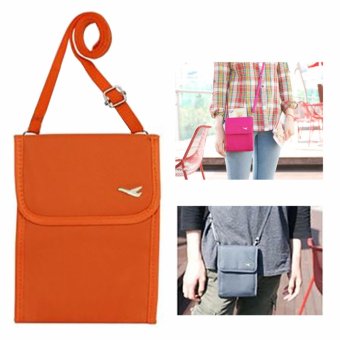 TravelGear24 กระเป๋าใส่หนังสือเดินทาง กระเป๋าพาสปอร์ตพร้อมสายสะพาย Travel Visa Passport Bag( Orange/สีส้ม ) TravelGear24 กระเป๋าใส่หนังสือเดินทาง กระเป๋าพาสปอร์ตพร้อมสายสะพาย Travel Visa Passport Bag( Orange/สีส้ม )