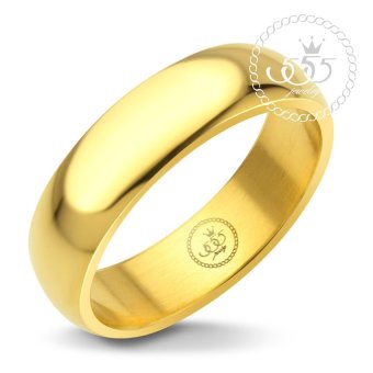 555jewelry แหวนดีไซน์เรียบ สีทอง รุ่น MNC-R161-B - แหวนเกลี้ยง แหวนเรียบ ดีไซน์แบบ unisex สแตนเลสสตีล 555jewelry แหวนดีไซน์เรียบ สีทอง รุ่น MNC-R161-B - แหวนเกลี้ยง แหวนเรียบ ดีไซน์แบบ unisex สแตนเลสสตีล