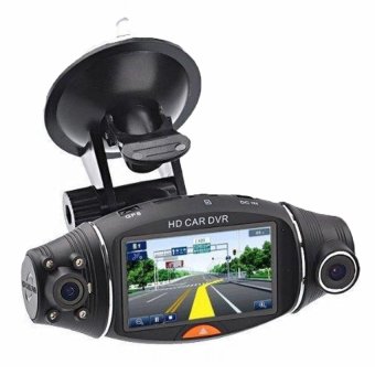HD DVR กล้องติดรถยนต์ 2 เลนส์ รุ่น DVR GP400 สีดำ HD DVR กล้องติดรถยนต์ 2 เลนส์ รุ่น DVR GP400 สีดำ