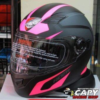 Rider helmet หมวกกันน็อค Rider Viper Exotic สีดำ-ชมพู Black Pink (Big Bike and motorcycle Helmet) Rider helmet หมวกกันน็อค Rider Viper Exotic สีดำ-ชมพู Black Pink (Big Bike and motorcycle Helmet)