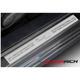TFP ชายบันได ยิงทราย กันรอยประตู (โครเมี่ยม) (Scuff Plate) / Madza 2 TFP ชายบันได ยิงทราย กันรอยประตู (โครเมี่ยม) (Scuff Plate) / Madza 2