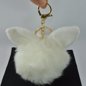 Pearl Jewelry พวงกุญแจ กระต่าย ฟูฟู สีขาว KA02 Pearl Jewelry พวงกุญแจ กระต่าย ฟูฟู สีขาว KA02
