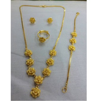 ILY Accessory เครื่องประดับหุ้มทอง 100% สร้อยคอ แหวน ต่างหู สร้อยข้อมือ ลายดอกกุหลาบ ILY Accessory เครื่องประดับหุ้มทอง 100% สร้อยคอ แหวน ต่างหู สร้อยข้อมือ ลายดอกกุหลาบ