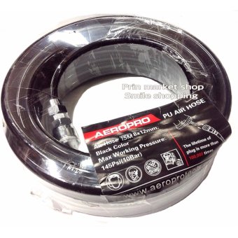 AEROPRO สายลมโพลียูรีเทน 8x12mm 15เมตร (เกรดงานอุตสาหกรรม) AEROPRO สายลมโพลียูรีเทน 8x12mm 15เมตร (เกรดงานอุตสาหกรรม)