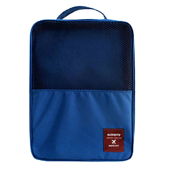 DUGADEE Waterproof Shoes Bag กระเป๋าใส่รองเท้ากันน้ำได้ กระเป๋าจัดระเบียบ กระเป๋าเดินทาง น้ำเงิน DUGADEE Waterproof Shoes Bag กระเป๋าใส่รองเท้ากันน้ำได้ กระเป๋าจัดระเบียบ กระเป๋าเดินทาง น้ำเงิน