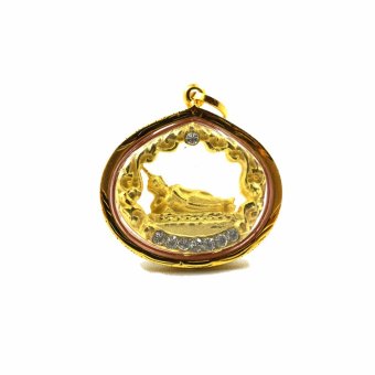 จี้พระประจำวันเกิดคือ ปางไสยาสน์ ล้อมเพชรสวิส(Gold) จี้พระประจำวันเกิดคือ ปางไสยาสน์ ล้อมเพชรสวิส(Gold)
