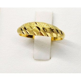 PGold แหวนทองโปร่งแกะลายครึ่งวง ทองคำแท้ 96.5% 1 กรัม เบอร์ 50 PGold แหวนทองโปร่งแกะลายครึ่งวง ทองคำแท้ 96.5% 1 กรัม เบอร์ 50