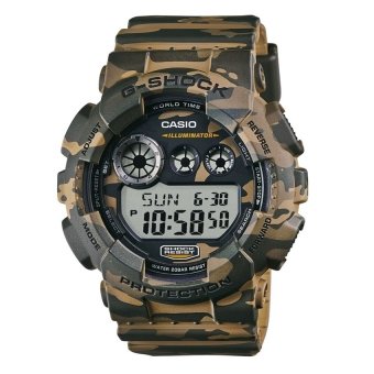 Casio G-Shock นาฬิกาข้อมือผู้ชาย สีเขียว สายเรซิ่น รุ่น GD-120CM-5DR Casio G-Shock นาฬิกาข้อมือผู้ชาย สีเขียว สายเรซิ่น รุ่น GD-120CM-5DR