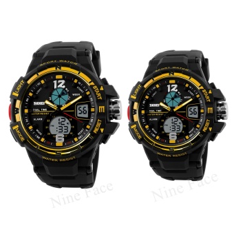 S SPORT นาฬิกาข้อมือคู่ - 9292-3200 (Black/Gold) S SPORT นาฬิกาข้อมือคู่ - 9292-3200 (Black/Gold)