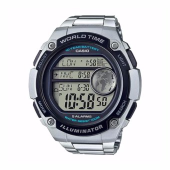 Casio Standard นาฬิกาข้อมือผู้ชาย สายสแตนเลส รุ่น AE-3000WD-1AVDF Casio Standard นาฬิกาข้อมือผู้ชาย สายสแตนเลส รุ่น AE-3000WD-1AVDF