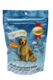 SmartHeart ขนมสุนัข สูตรเสริมสร้างกระดูกและข้อต่อ 100g.x2 SmartHeart ขนมสุนัข สูตรเสริมสร้างกระดูกและข้อต่อ 100g.x2