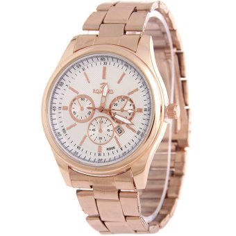 MEGA Calendar Wristwatch ปฏิทินนาฬิกาข้อมือผู้หญิง-ชาย สาย Stainless รุ่น MG0005 (White) MEGA Calendar Wristwatch ปฏิทินนาฬิกาข้อมือผู้หญิง-ชาย สาย Stainless รุ่น MG0005 (White)