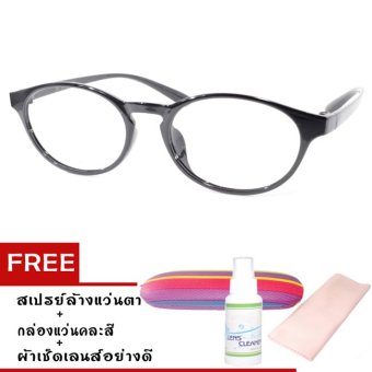Kuker กรอบแว่น New Eyewear+เลนส์สายตายาว (+75) กันแสงคอมและมือถือ รุ่น 88244 (สีดำ) แถมฟรี สเปรย์ล้างแว่นตา+กล่องแว่น (คละสี)+ผ้าเช็ดแว่น Kuker กรอบแว่น New Eyewear+เลนส์สายตายาว (+75) กันแสงคอมและมือถือ รุ่น 88244 (สีดำ) แถมฟรี สเปรย์ล้างแว่นตา+กล่องแว่น (คละสี)+ผ้าเช็ดแว่น