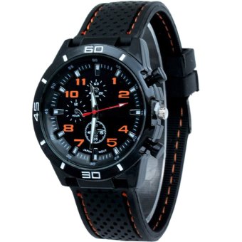MEGA Sport Quartz Fashion F1 Racing Luxury Watch Military Army Wristwatches หรูหรานาฬิกาข้อมือ สายหนัง กันน้ำ รุ่น MG0017 (Orange) MEGA Sport Quartz Fashion F1 Racing Luxury Watch Military Army Wristwatches หรูหรานาฬิกาข้อมือ สายหนัง กันน้ำ รุ่น MG0017 (Orange)