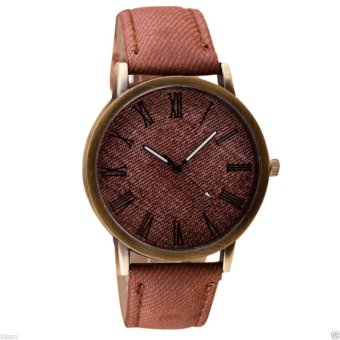 นาฬิกาข้อมือแฟชั่น Retro Analog Quartz สายหนังเทียม นาฬิกาข้อมือแฟชั่น Retro Analog Quartz สายหนังเทียม