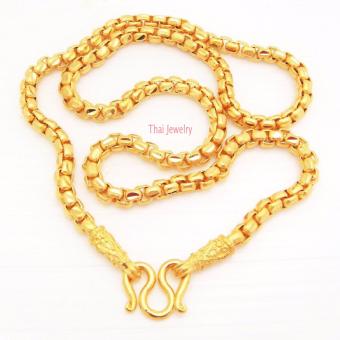 Thai Jewelry สร้อยคอทองคำ งานทองชุบไมครอน ชุบด้วยเศษทองคำแท้ 96.5 % หนัก 3 บาท ความยาว 24 นิ้ว Thai Jewelry สร้อยคอทองคำ งานทองชุบไมครอน ชุบด้วยเศษทองคำแท้ 96.5 % หนัก 3 บาท ความยาว 24 นิ้ว
