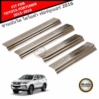TGR ชายบันได สคัพเพลท สแตนเลส TOYOTA FORTUNER 2015-2016 TGR ชายบันได สคัพเพลท สแตนเลส TOYOTA FORTUNER 2015-2016