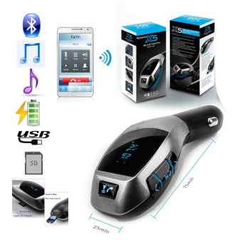 CAR X5 เล่นเพลง,ชาร์ท,รับโทรศัพท์ไร้สาย, Bluetoothเพลงจากมือถือเป็นคลื่นวิทยุ เข้ารถยนต์ รุ่นA04 CAR X5 เล่นเพลง,ชาร์ท,รับโทรศัพท์ไร้สาย, Bluetoothเพลงจากมือถือเป็นคลื่นวิทยุ เข้ารถยนต์ รุ่นA04