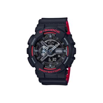 CASIO G-SHOCK รุ่น GA-110HR-1ADR (CMG) นาฬิกาข้อมือ สายเรซิ่น สีดำ แดง CASIO G-SHOCK รุ่น GA-110HR-1ADR (CMG) นาฬิกาข้อมือ สายเรซิ่น สีดำ แดง