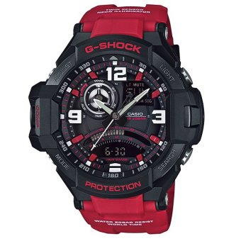 Casio G-Shock GRAVITYMASTER นาฬิกาข้อมือ สีดำ/สีแดง สายเรซิ่นสาย รุ่น GA-1000-4B Casio G-Shock GRAVITYMASTER นาฬิกาข้อมือ สีดำ/สีแดง สายเรซิ่นสาย รุ่น GA-1000-4B