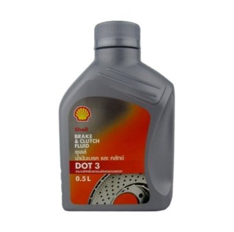 SHELL น้ำมันเบรค DOT3 0.5ลิตร SHELL น้ำมันเบรค DOT3 0.5ลิตร