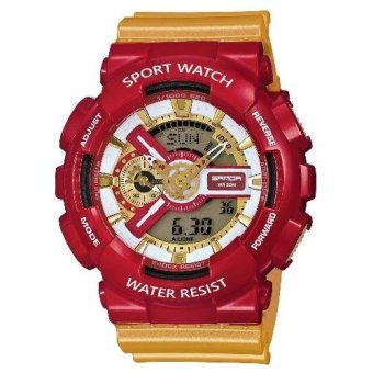 S SPORT นาฬิกาข้อมือ กันน้ำได้ ใส่ได้ทั้งชายและหญิง - GP9210 (IRON Red) S SPORT นาฬิกาข้อมือ กันน้ำได้ ใส่ได้ทั้งชายและหญิง - GP9210 (IRON Red)