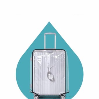 DCพลาสติกใสคลุมกระเป๋าเดินทาง 25 นิ้ว กันเปื้อน กันริ้วรอยและกันน้ำ PVC Cover DCพลาสติกใสคลุมกระเป๋าเดินทาง 25 นิ้ว กันเปื้อน กันริ้วรอยและกันน้ำ PVC Cover
