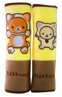 Rilakkuma ลิขสิทธิ์แท้ หุ้มเบลท์ เข็มขัดนิรภัยรถยนต์ Rilakkuma ลิขสิทธิ์แท้ หุ้มเบลท์ เข็มขัดนิรภัยรถยนต์