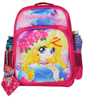 Wheal กระเป๋าเป้สำหรับเด็ก เป้สะพายหลัง กระเป๋านักเรียน 16 นิ้ว รุ่น Princess 85516 (Pink) Wheal กระเป๋าเป้สำหรับเด็ก เป้สะพายหลัง กระเป๋านักเรียน 16 นิ้ว รุ่น Princess 85516 (Pink)