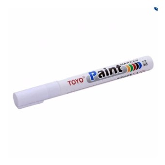 ปากกา เขียนยาง แต้มยาง สีแต้มแม็กซ์ - สีแต้มล้อรถ-และยางรถยนต์ สีขาว (WHITE) ปากกา เขียนยาง แต้มยาง สีแต้มแม็กซ์ - สีแต้มล้อรถ-และยางรถยนต์ สีขาว (WHITE)