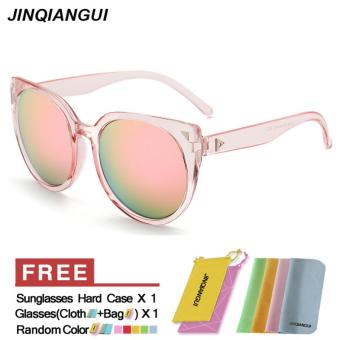 แว่นตากันแดดสีนัยน์ตาแมวสาวเรโทร ClearPink Polaroid เลนส์พลาสติกกรอบแว่นตากันแดดยี่ห้อรถออกแบบกล่องเดิมÓculos หญิง แว่นตากันแดดสีนัยน์ตาแมวสาวเรโทร ClearPink Polaroid เลนส์พลาสติกกรอบแว่นตากันแดดยี่ห้อรถออกแบบกล่องเดิมÓculos หญิง