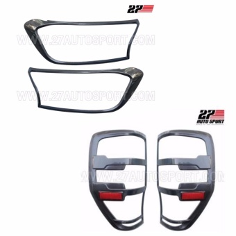 27Autosport - ครอบไฟหน้า+ครอบไฟท้าย สีเทา Wild trak / Ford Ranger T6 2015 27Autosport - ครอบไฟหน้า+ครอบไฟท้าย สีเทา Wild trak / Ford Ranger T6 2015