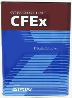 Aisin CVT Fluid Excellent CFEx น้ำมันเกียร์อัตโนมัติ Fully Synthetic (4 ลิตร) Aisin CVT Fluid Excellent CFEx น้ำมันเกียร์อัตโนมัติ Fully Synthetic (4 ลิตร)