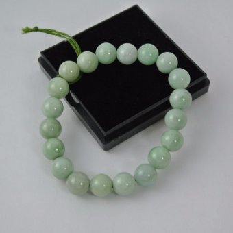Pearl Jewelry กำไลหินนำโชค หยกแท้ เม็ดกลม 8 มิล สีธรรมชาติ Pearl Jewelry กำไลหินนำโชค หยกแท้ เม็ดกลม 8 มิล สีธรรมชาติ