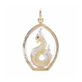 Pearl Jewelry จี้พญานาค ทองไมคร่อน 3 กษัตริย์ เลี่ยมกรอบงานเทพ LP10 Pearl Jewelry จี้พญานาค ทองไมคร่อน 3 กษัตริย์ เลี่ยมกรอบงานเทพ LP10