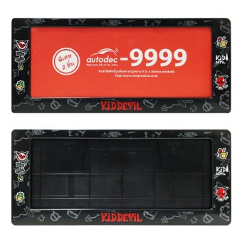 Kid Devil กรอบป้ายทะเบียนกันน้ำ V.2 สั้น-สั้น 1 คู่ Kid Devil กรอบป้ายทะเบียนกันน้ำ V.2 สั้น-สั้น 1 คู่