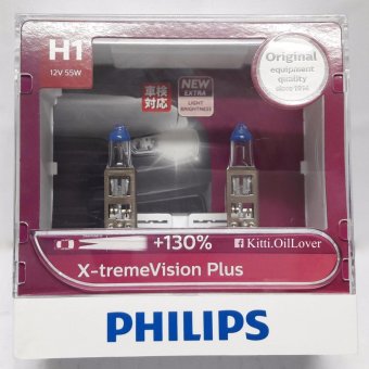 Philips H1 X-tremeVision Plus +130% 12V 55W หลอดไฟรถยนต์ฮาโลเจน แสงสว่างเพิ่มขึ้นถึง 130% (2 หลอด) Philips H1 X-tremeVision Plus +130% 12V 55W หลอดไฟรถยนต์ฮาโลเจน แสงสว่างเพิ่มขึ้นถึง 130% (2 หลอด)