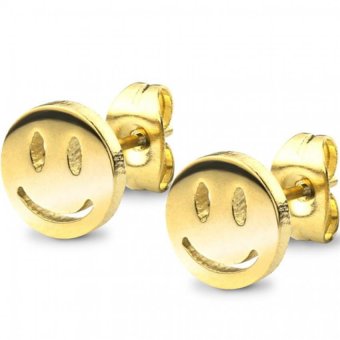 555jewelry ต่างหู สแตนเลสสตีล - ต่างหูก้านเสียบปัดเงาสวยงาม (สี - ทอง) รุ่น MNC-ER540-B 555jewelry ต่างหู สแตนเลสสตีล - ต่างหูก้านเสียบปัดเงาสวยงาม (สี - ทอง) รุ่น MNC-ER540-B