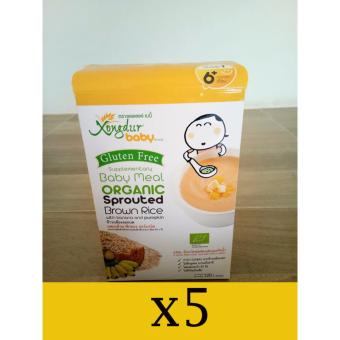 ข้าวกล้องงอกบดออร์แกนิค ผสมกล้วยฟักทอง สำหรับเด็ก (5 กล่อง) 6 ซอง x 20 g.(ได้รับการรับรองจากมาตราฐานออร์แกนิคประเทศยุโรป) ข้าวกล้องงอกบดออร์แกนิค ผสมกล้วยฟักทอง สำหรับเด็ก (5 กล่อง) 6 ซอง x 20 g.(ได้รับการรับรองจากมาตราฐานออร์แกนิคประเทศยุโรป)