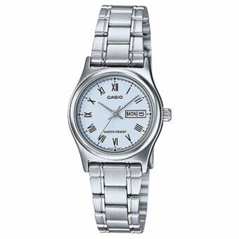 CASIO LTP-V006D-2BUDF หน้าปัดสีฟ้า นาฬิกาแฟชั่นคุณผู้หญิง CASIO LTP-V006D-2BUDF หน้าปัดสีฟ้า นาฬิกาแฟชั่นคุณผู้หญิง