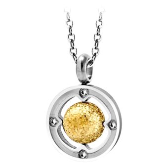 555jewelry จี้รูปวงกลม ขนาดเล็ก รุ่น MNC-P511-B - Yellow Gold 555jewelry จี้รูปวงกลม ขนาดเล็ก รุ่น MNC-P511-B - Yellow Gold